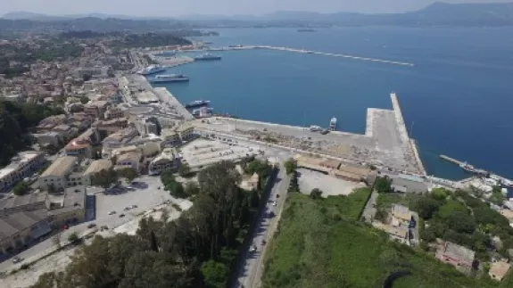 Mega Yacht Marina in Corfu